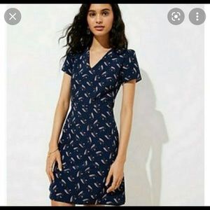LOFT Navy dress